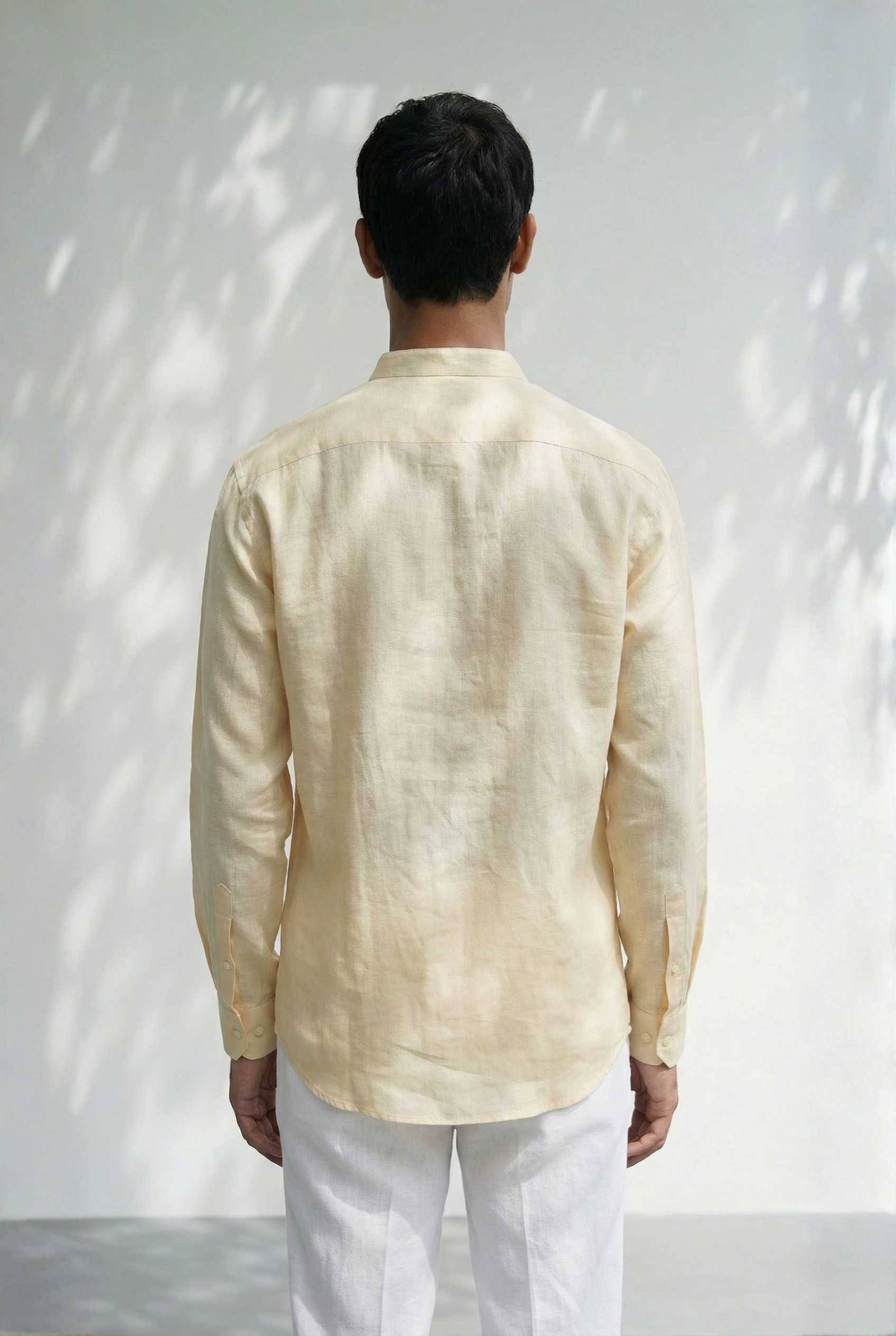 Chinese Collar | Pure Linen Shirt