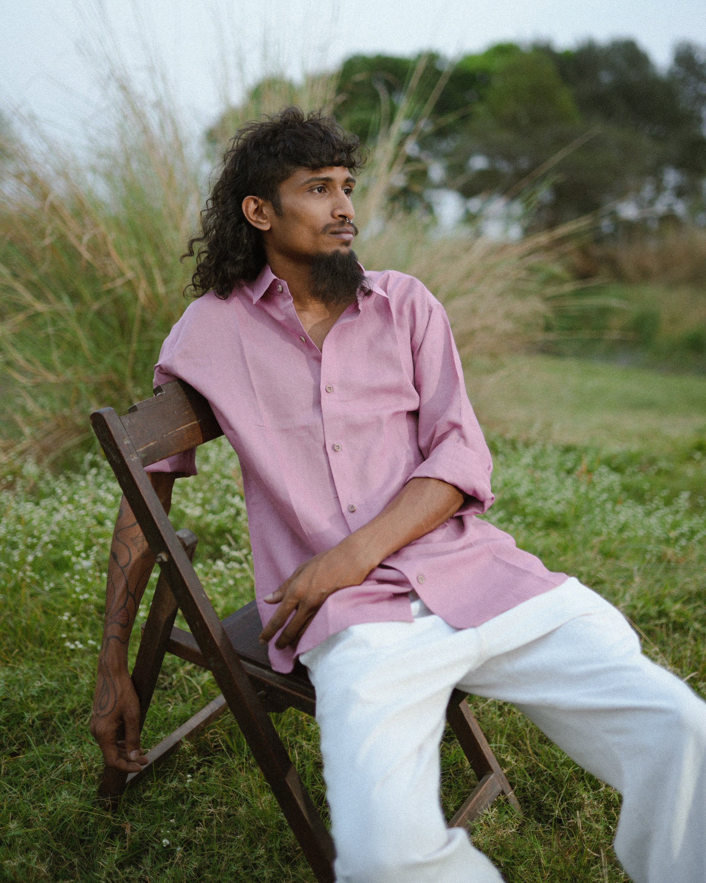 Pure linen shirt