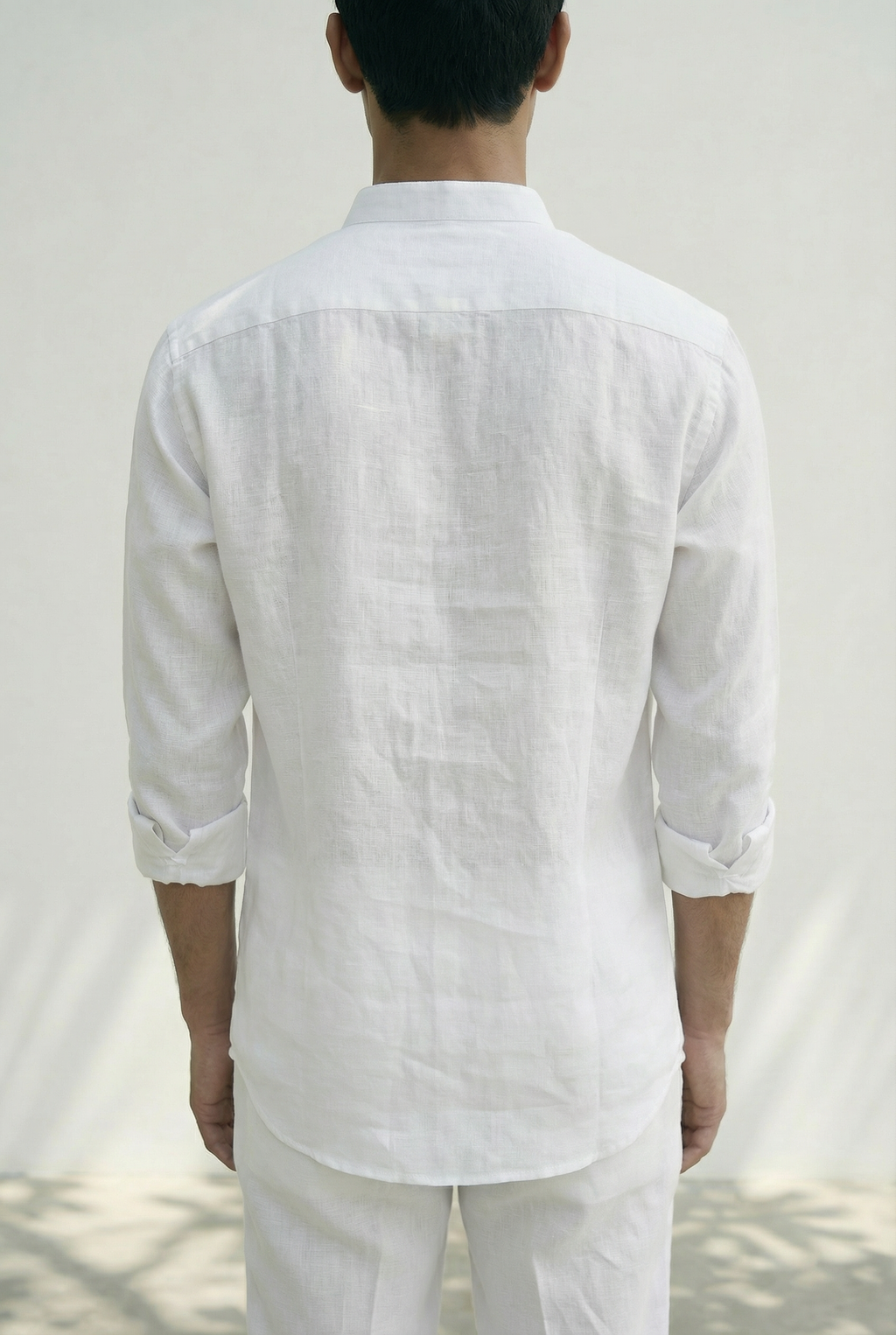 Chinese Collar | Pure Linen Shirt