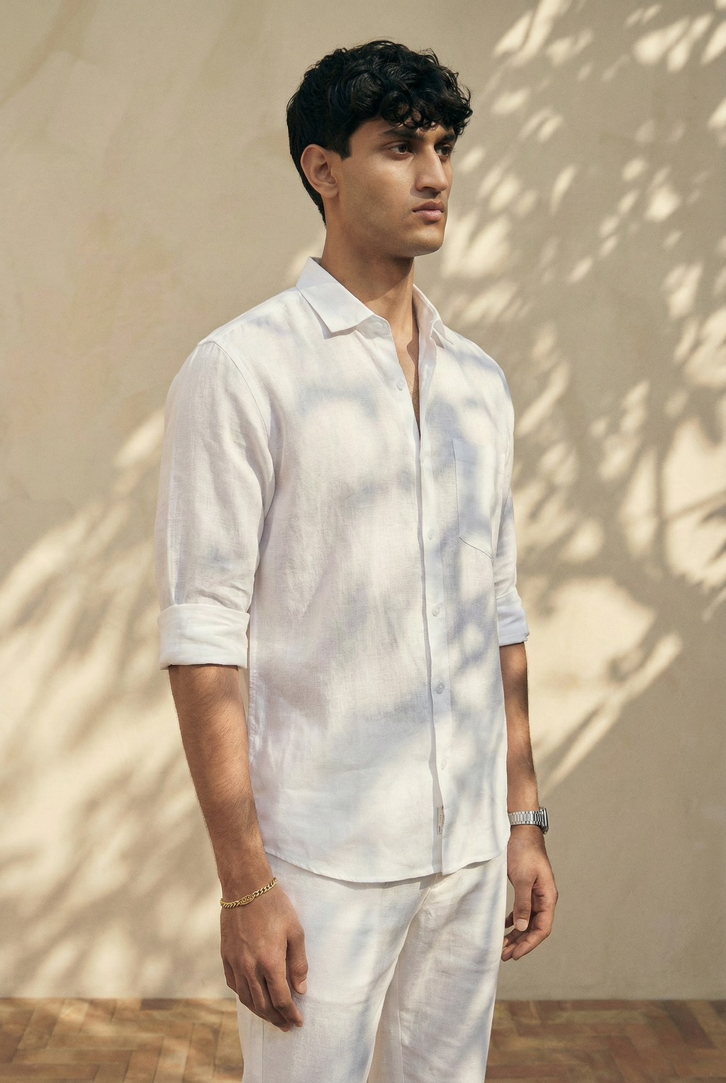 Regular Collar | Pure Linen Shirt