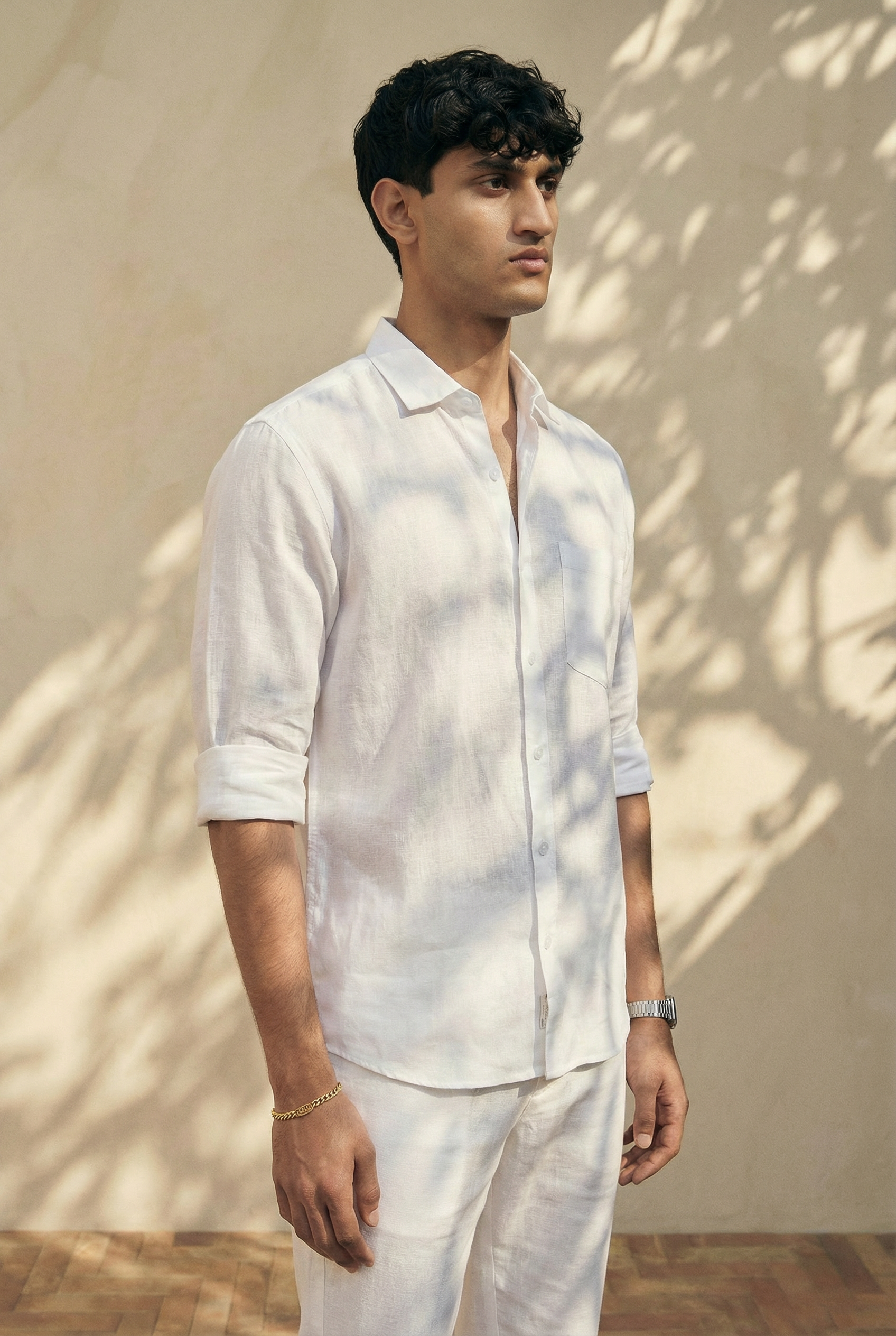 Regular Collar | Pure Linen Shirt