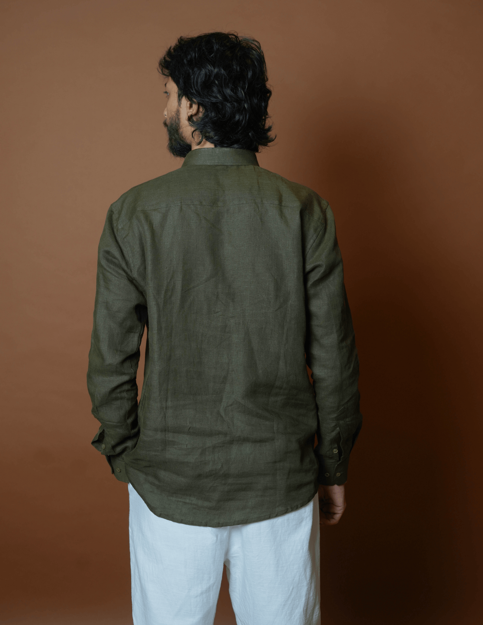 Regular Collar | Pure Linen Shirt