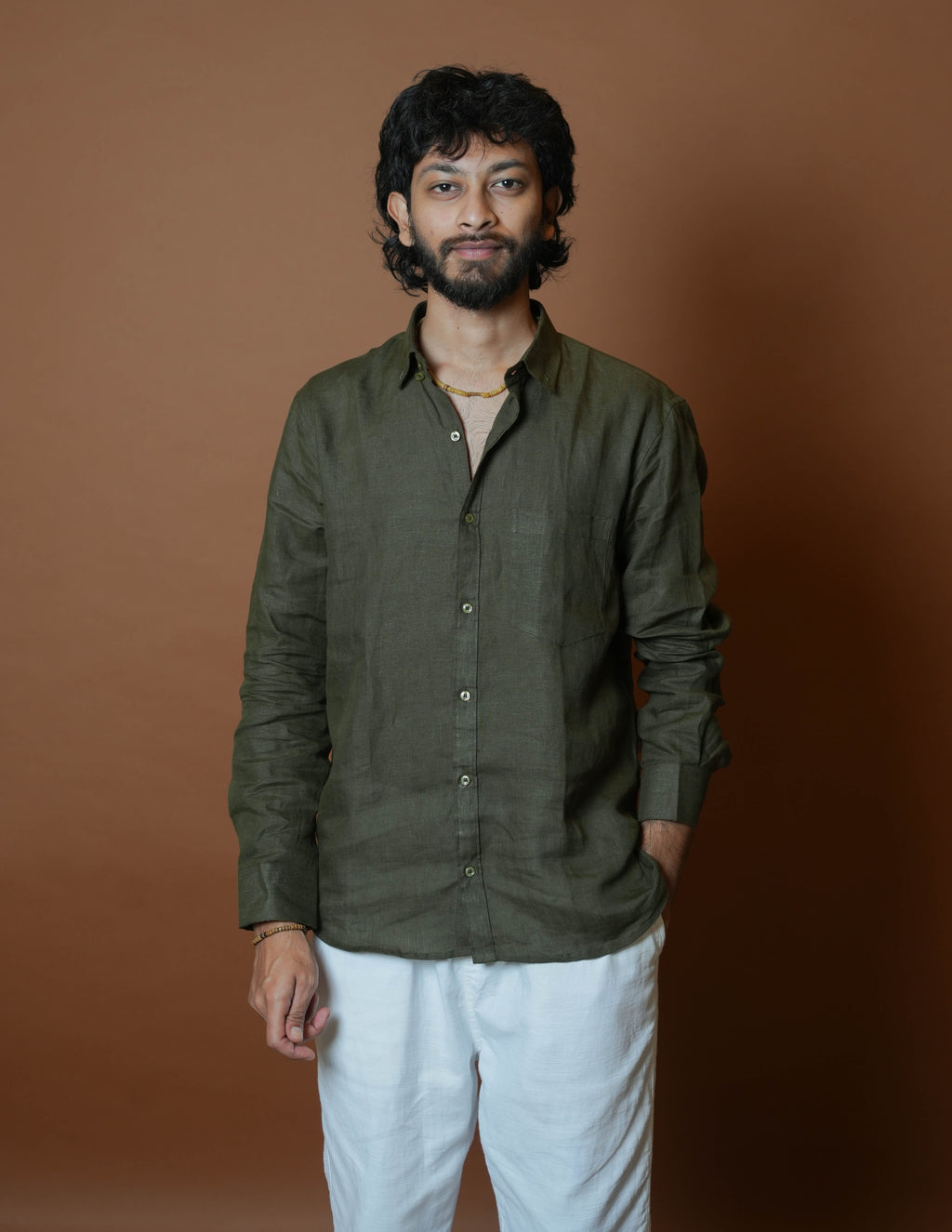 Long sleeve | pure linen shirt