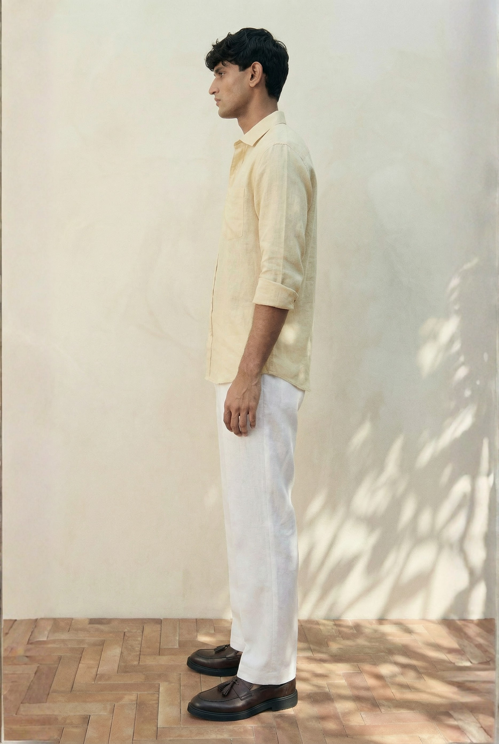 Regular Collar | Pure Linen Shirt