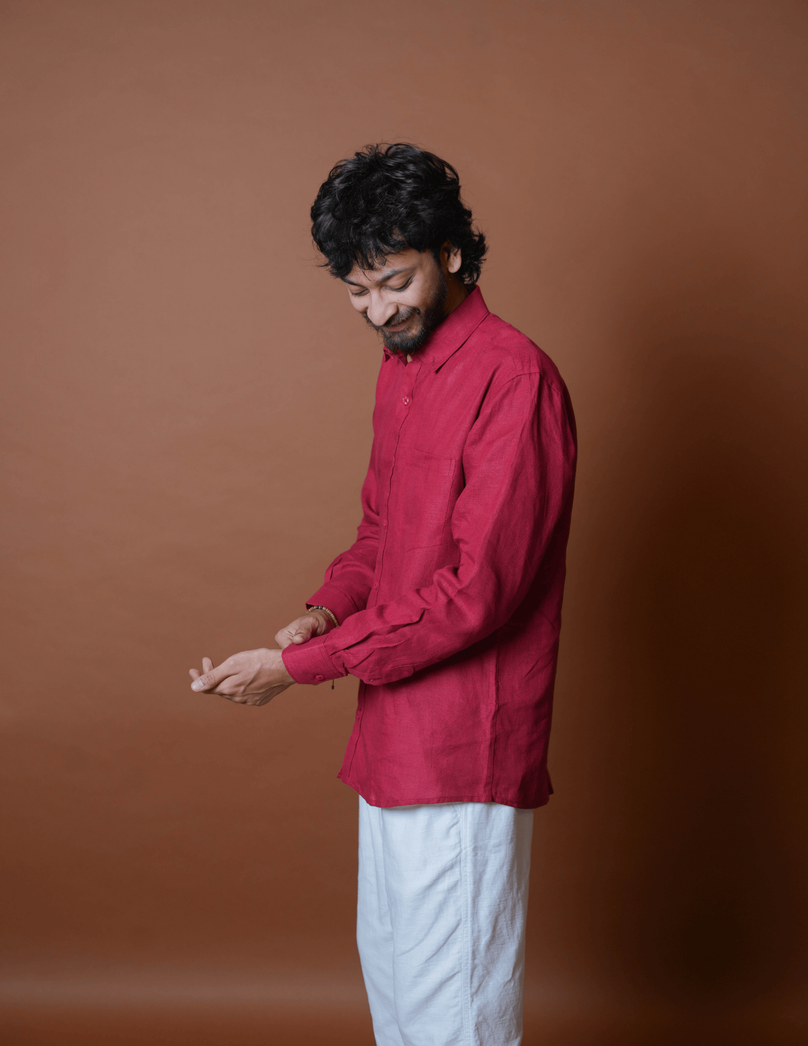 Regular Collar | Pure Linen Shirt