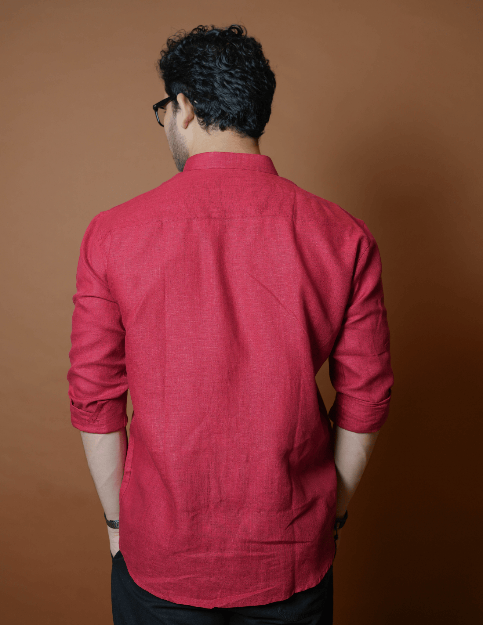 Chinese Collar | Pure Linen Shirt