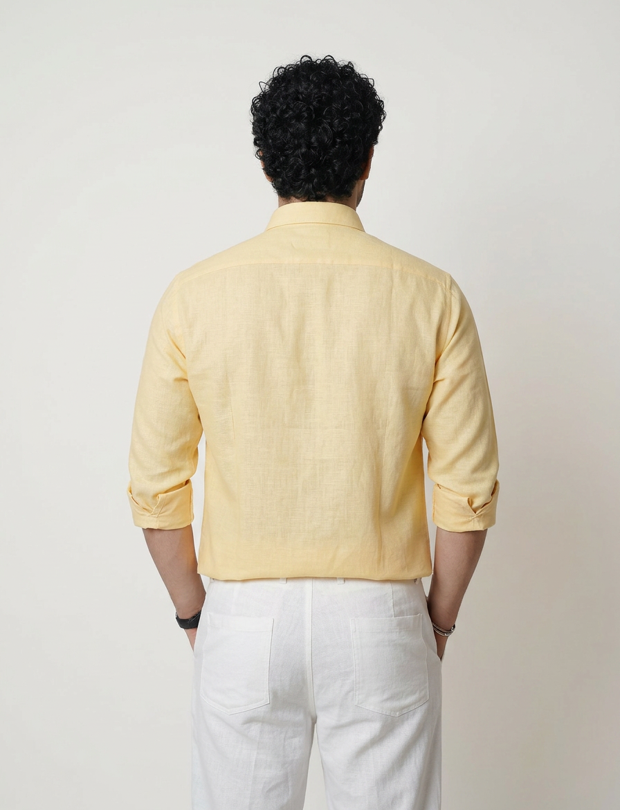 Regular Collar | Pure Linen Shirt
