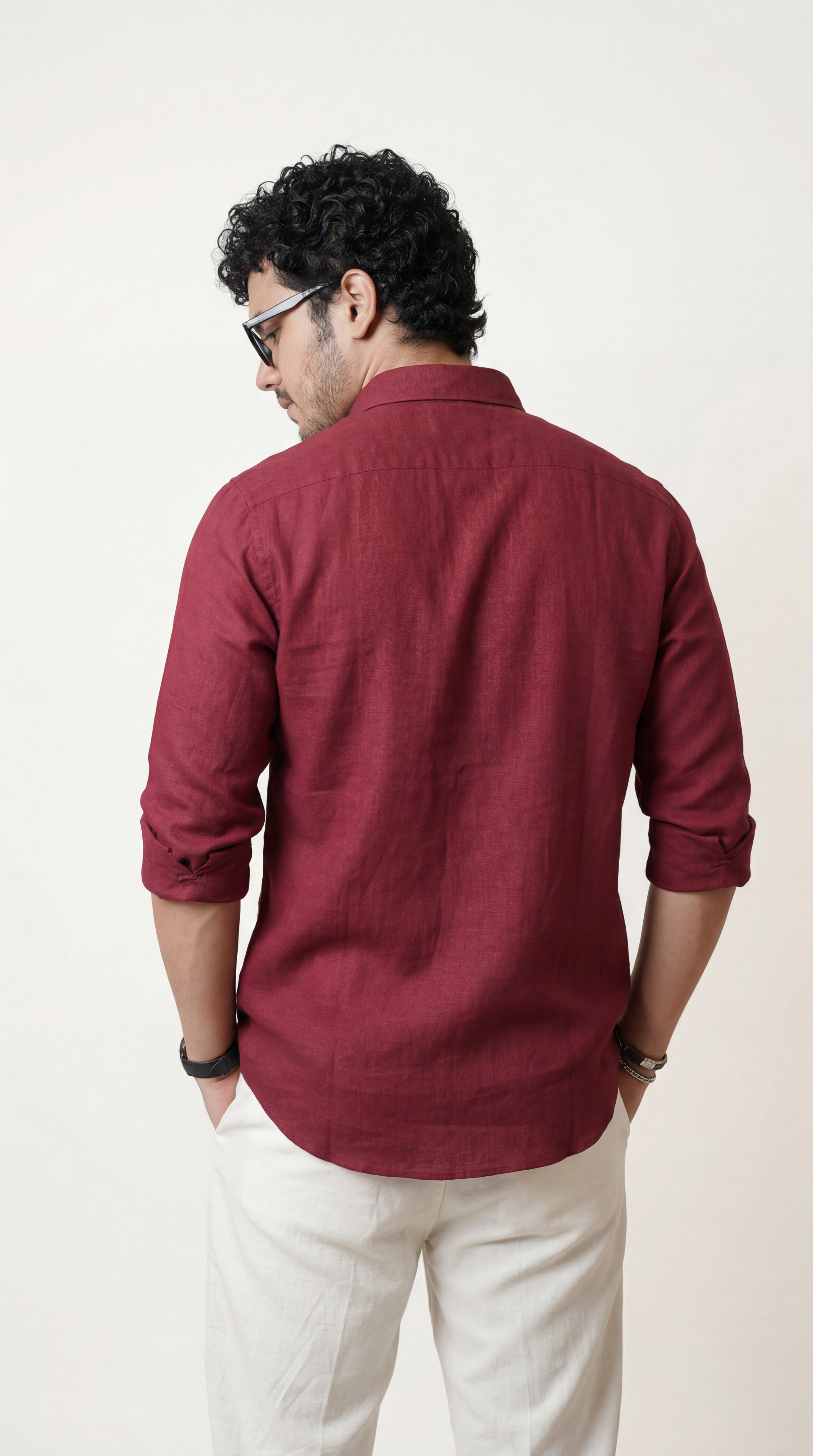 Regular Collar | Pure Linen Shirt