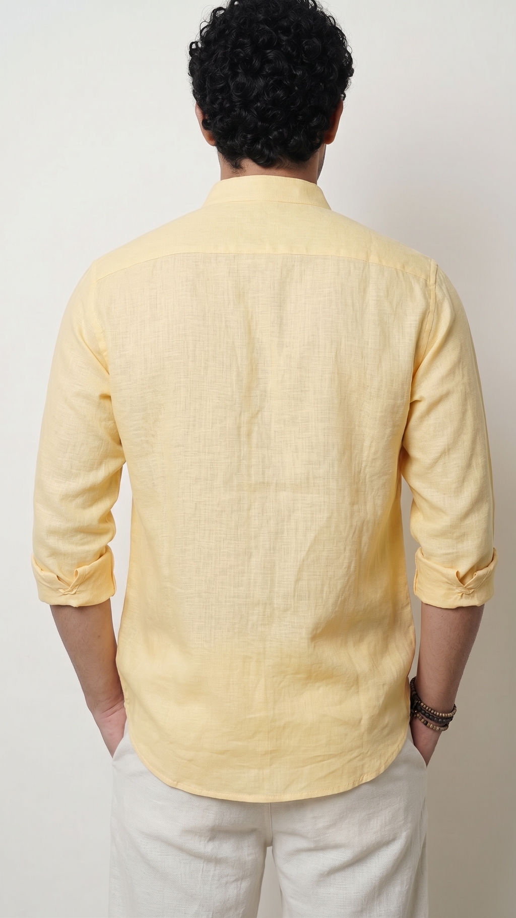 Chinese Collar | Pure Linen Shirt