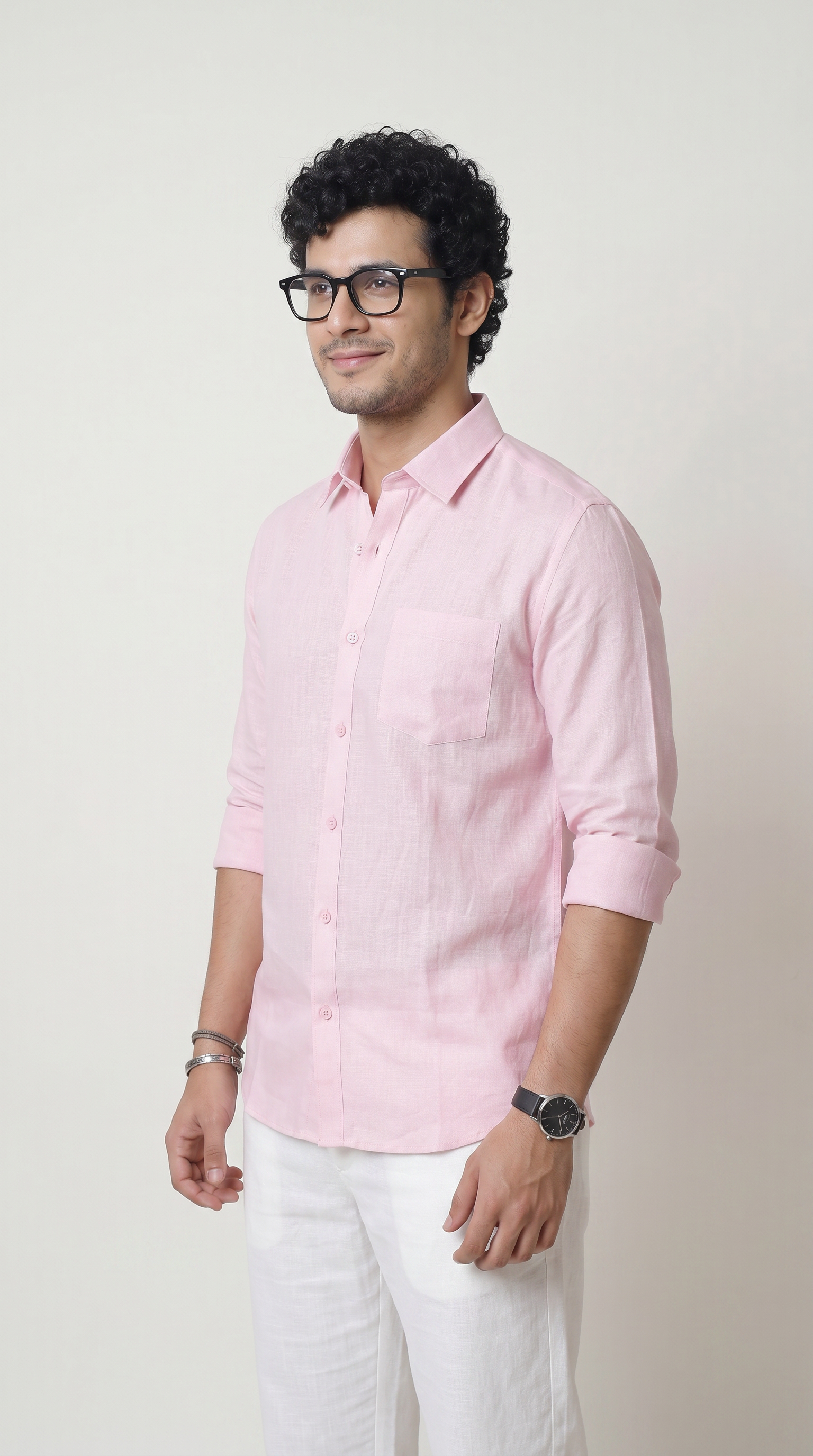 Regular Collar | Pure Linen Shirt