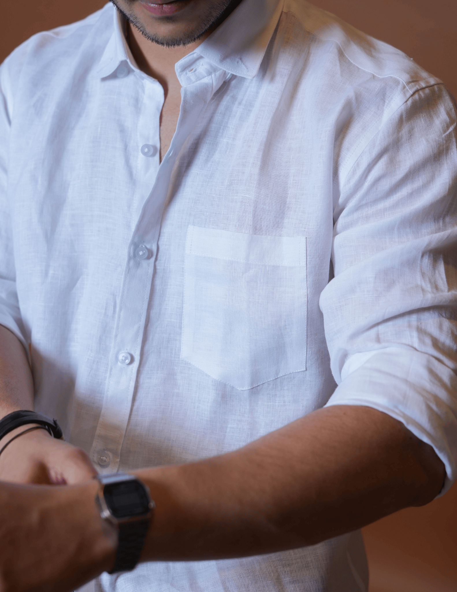 Regular Collar | Pure Linen Shirt