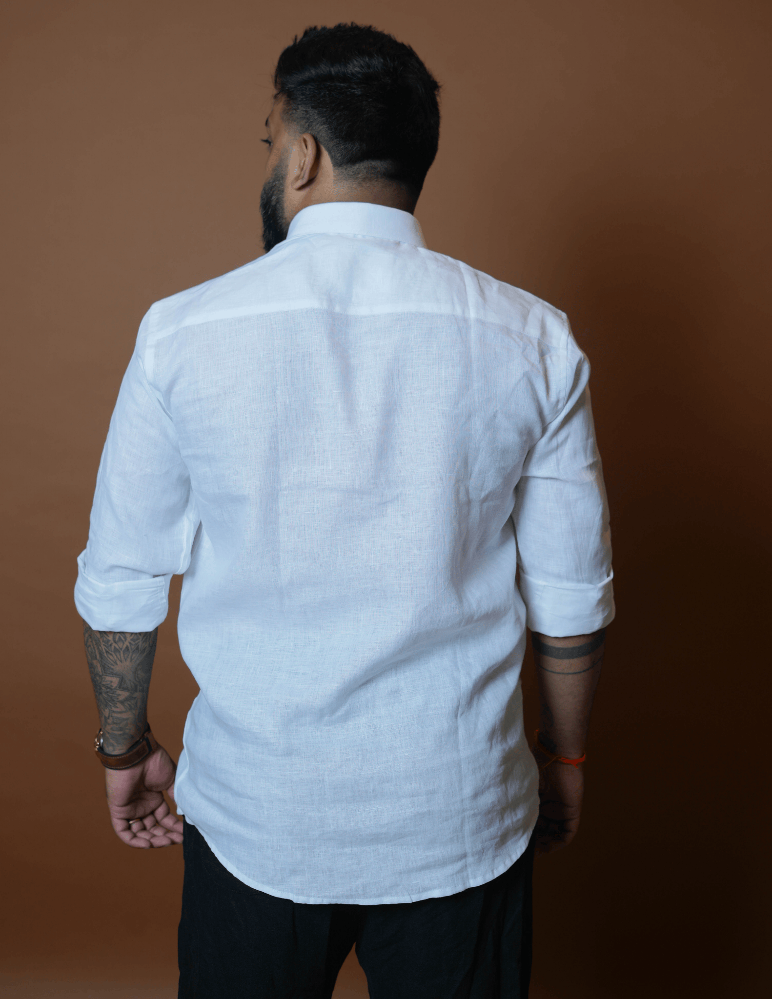 Regular Collar | Pure Linen Shirt